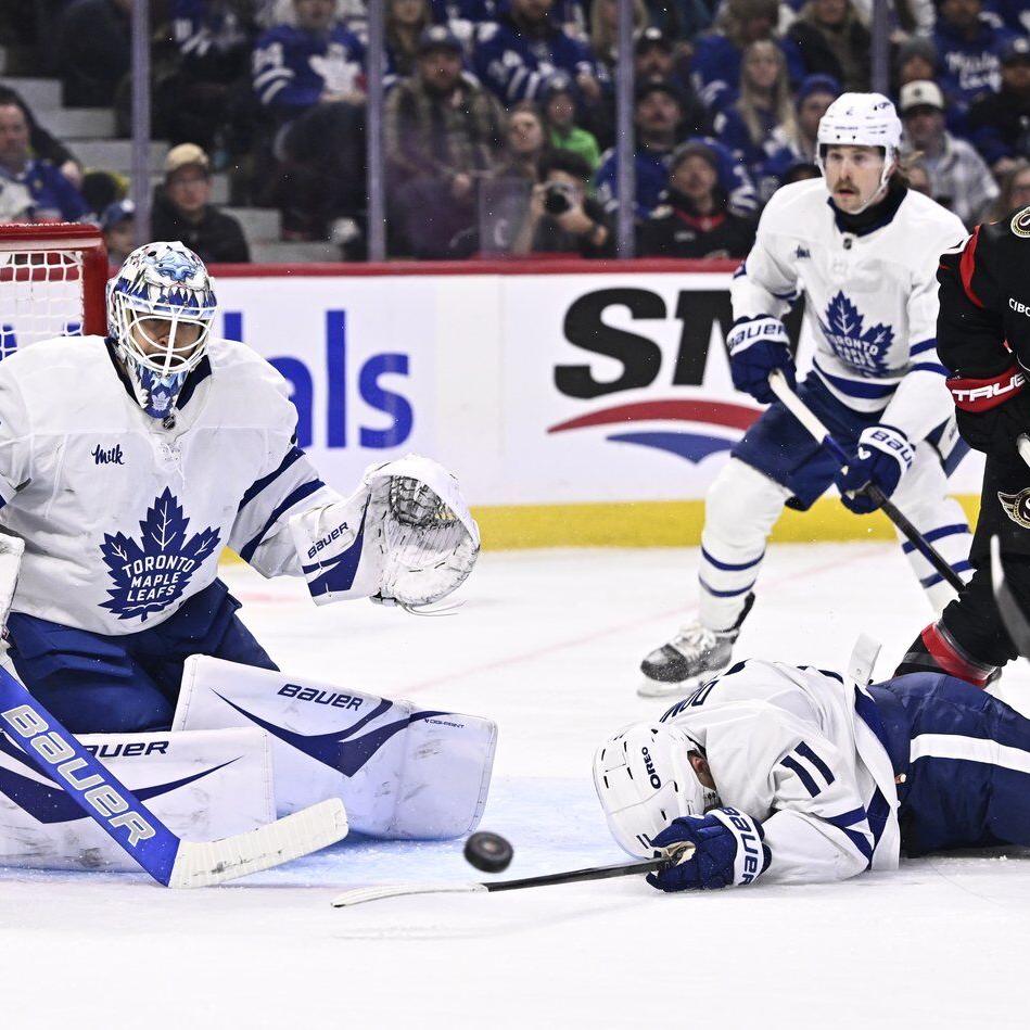 Pinto lifts Senators to 2-1 win over Maple Leafs